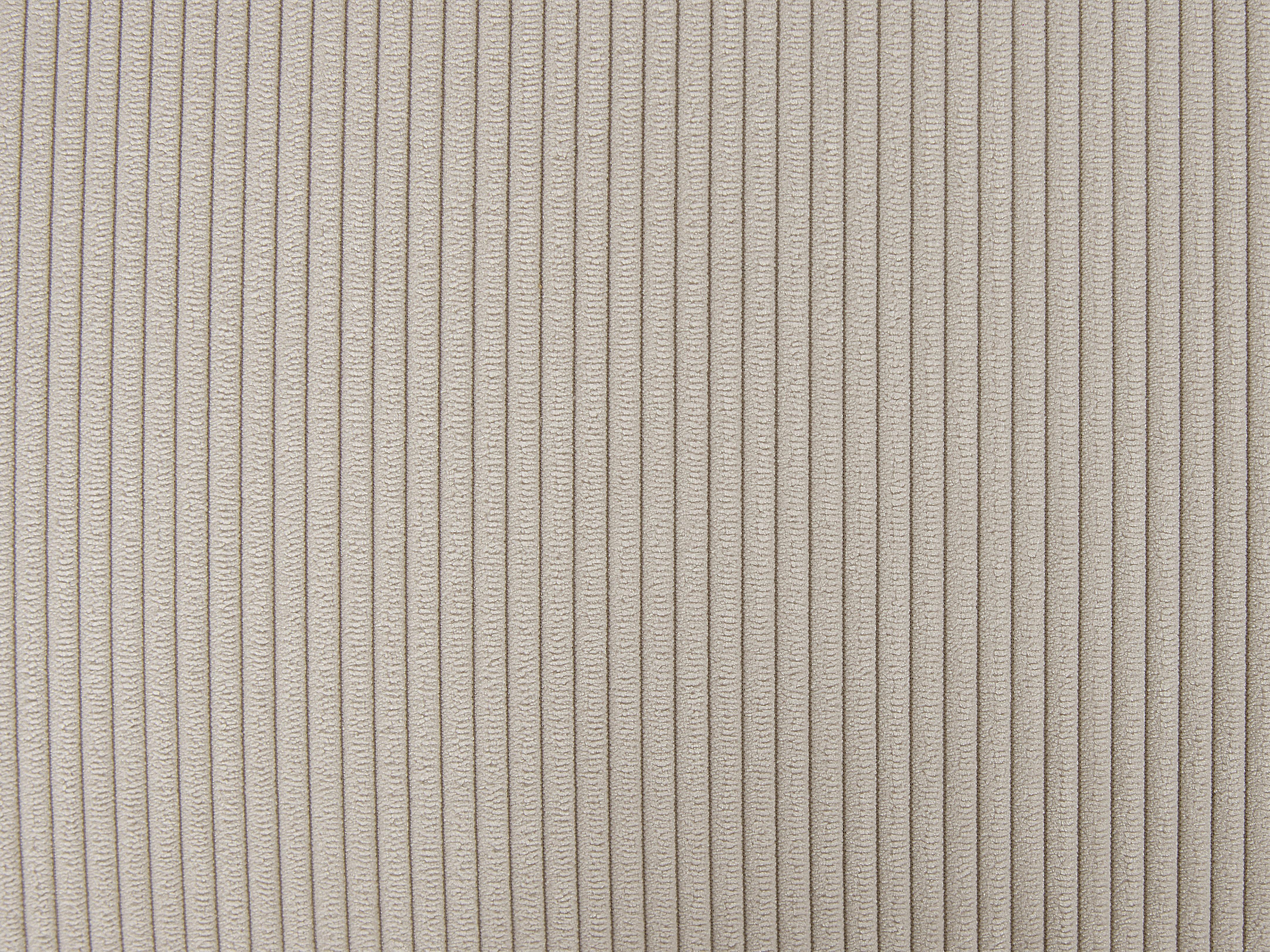 Hoekbank 4-zits LUNGO Corduroy Beige rechtszijdig