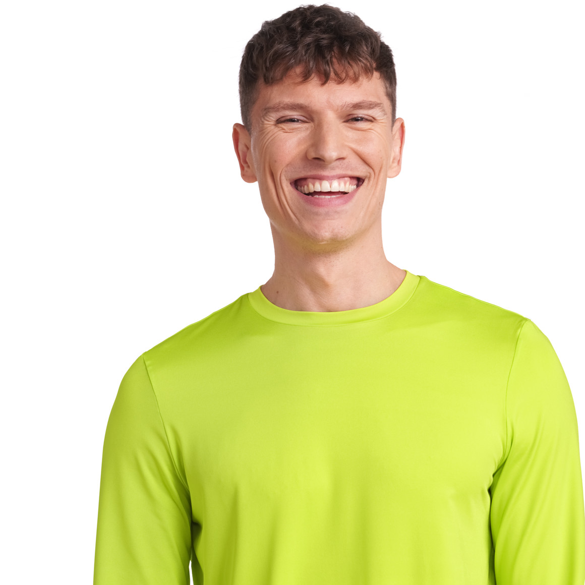 VanVaan Herren Sport-Langarmshirt im Basic-Look hellgrün