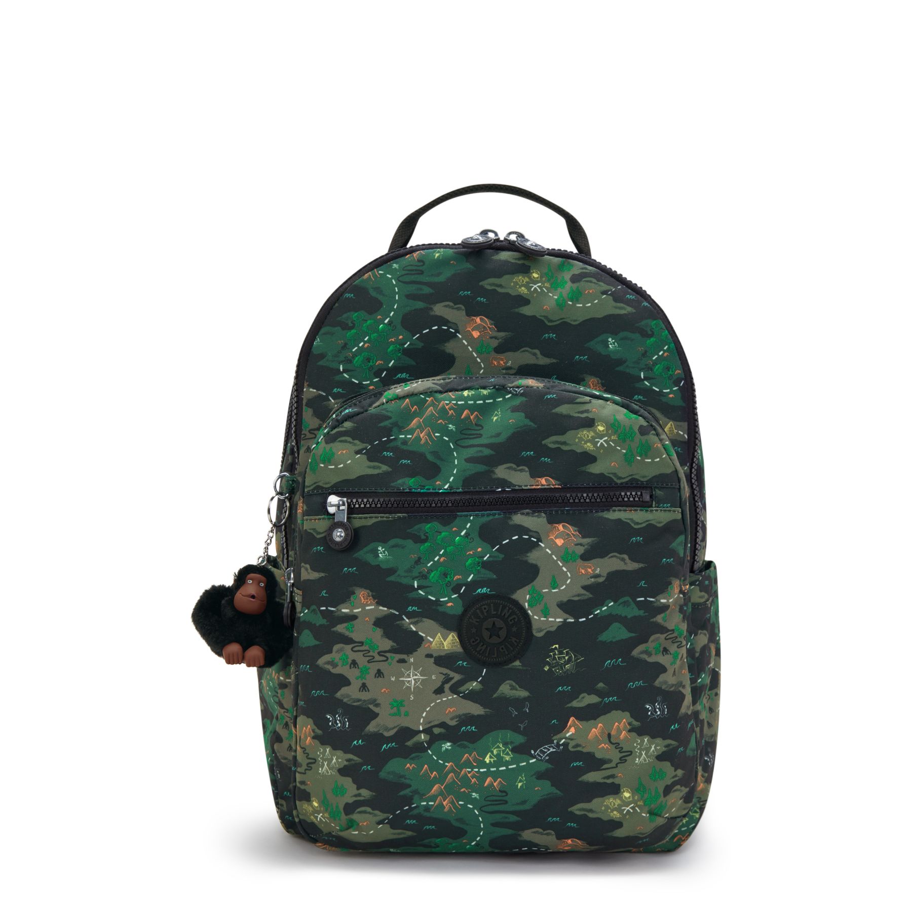 SEOUL COLLEGE Grand sac à dos avec compartiment séparé pour ordinateur portable - Camo Treasure