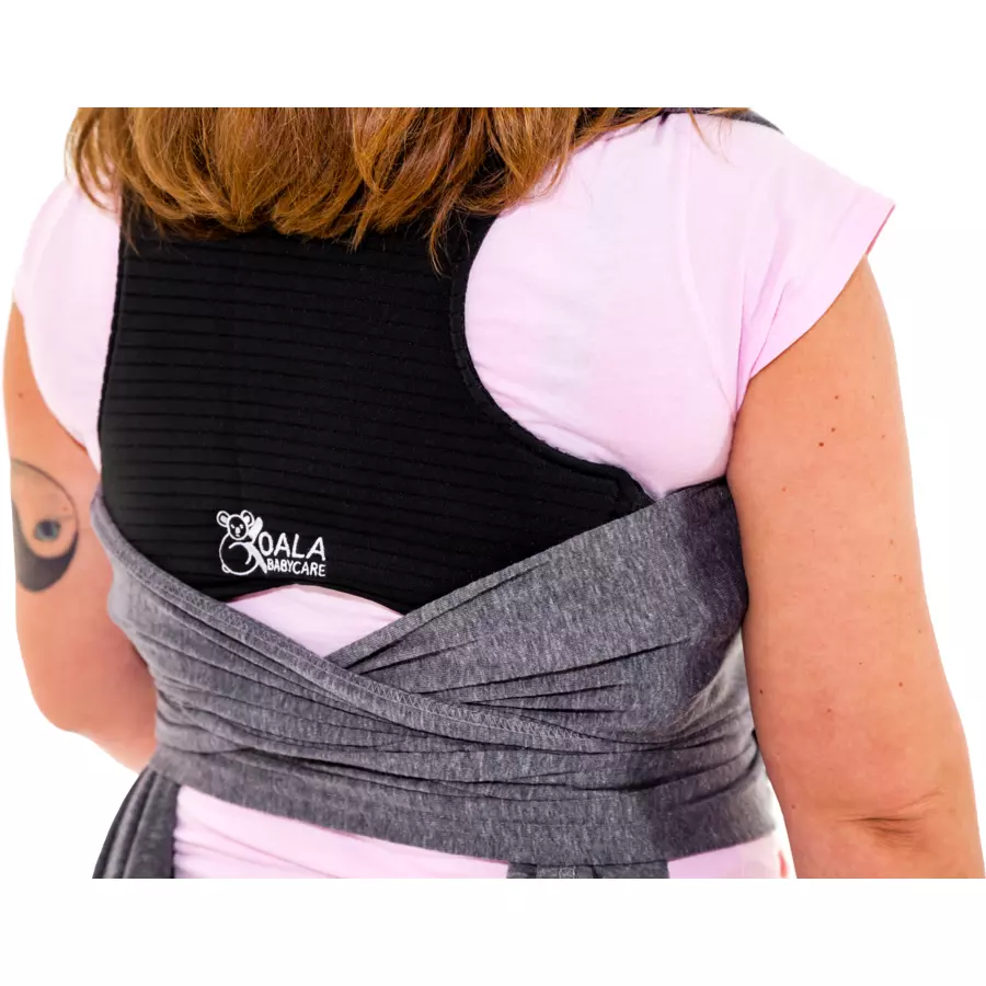 KOALA BABYCARE® Babytragetuch anthrazit