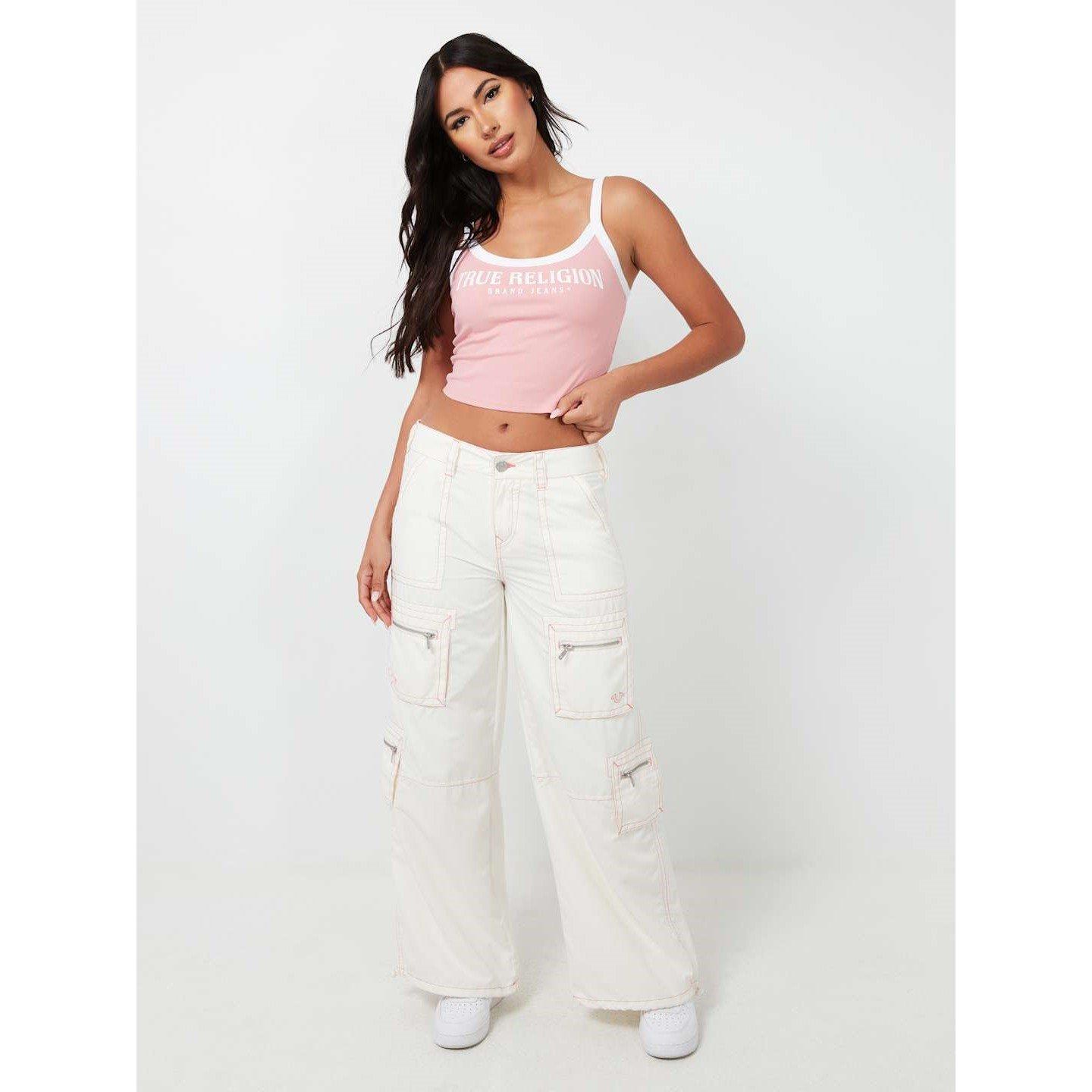 True Religion TR Jessie Baggy Cargos Womens