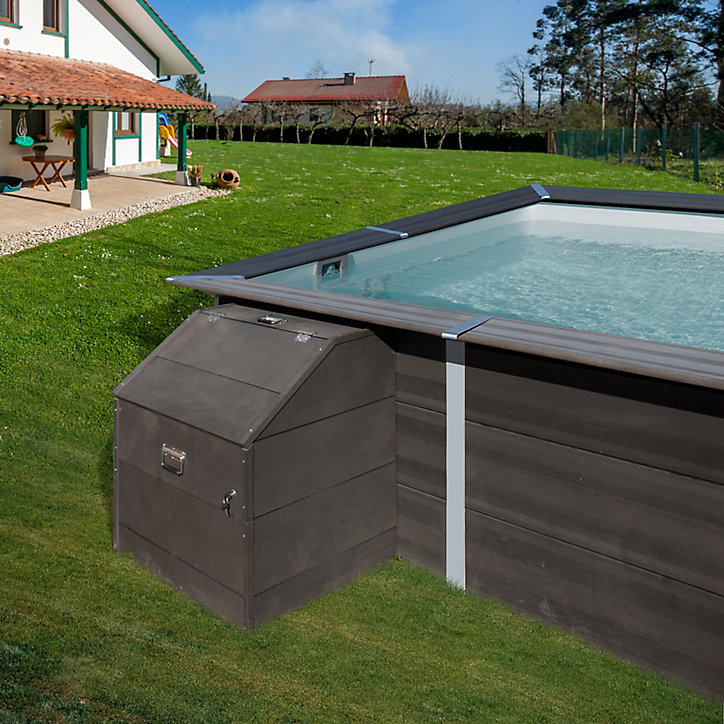 Coffre de filtration composite pour piscine H: 0,96m
