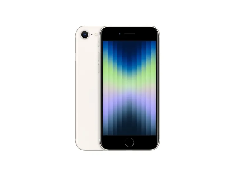 Apple iPhone SE (3rd generation) - 5G smartphone - dual-SIM / Intern hukommelse 128 GB - LCD-skærm - 4.7
