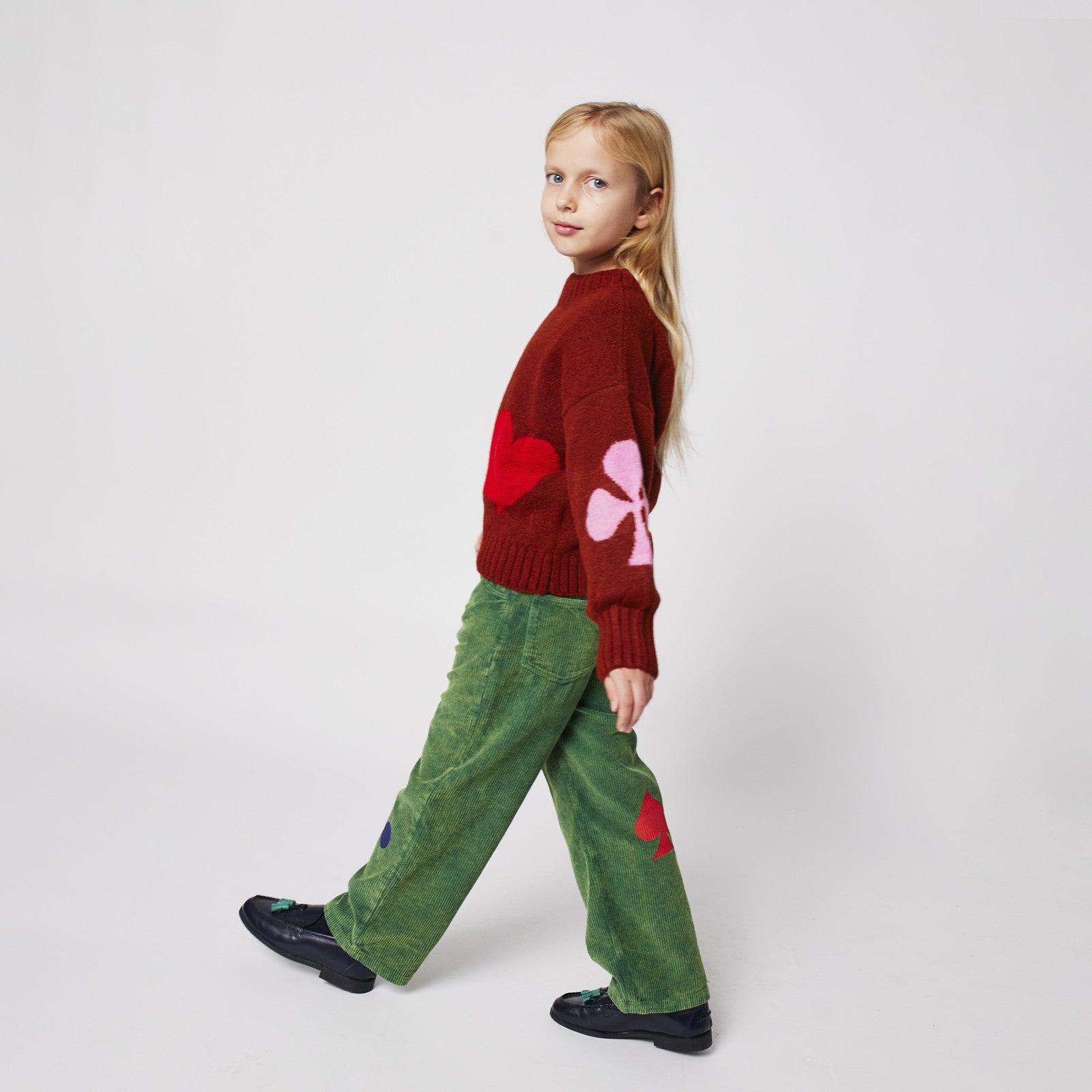 Pullover Bobo Joker Jacquard Burgundy Red
