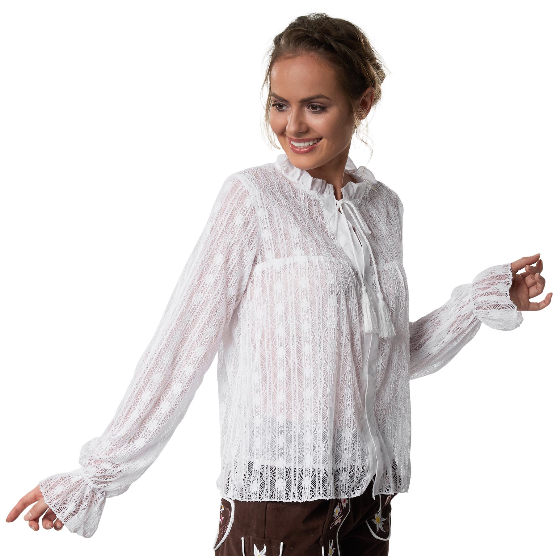 tectake® Trachtenbluse Susannerl