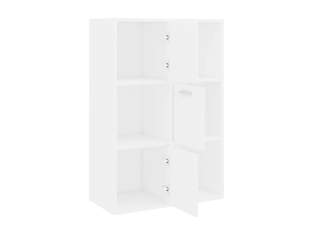 Armoire de rangement Blanc 60x29,5x90 cm Bois d'ingénierie