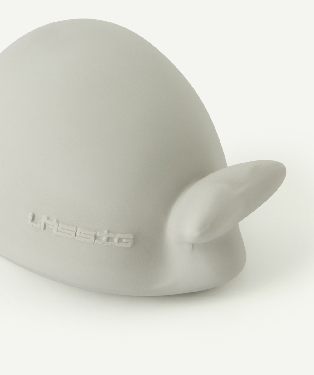 LASSIGJOUET DE BAIN EN CAOUTCHOUC NATUREL BALEINE GRIS
