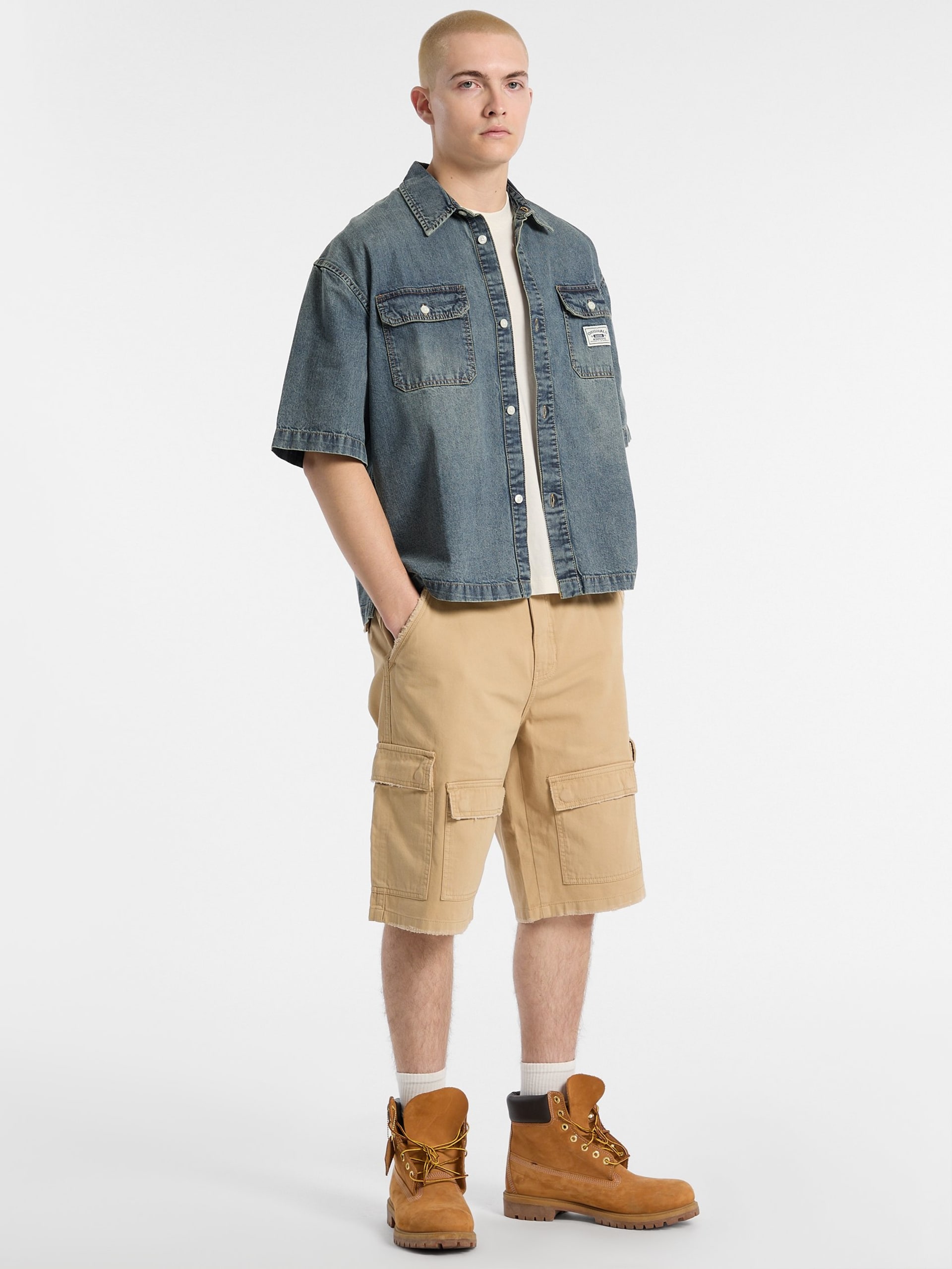 Calções cargo GUESS Originals Eco Twill