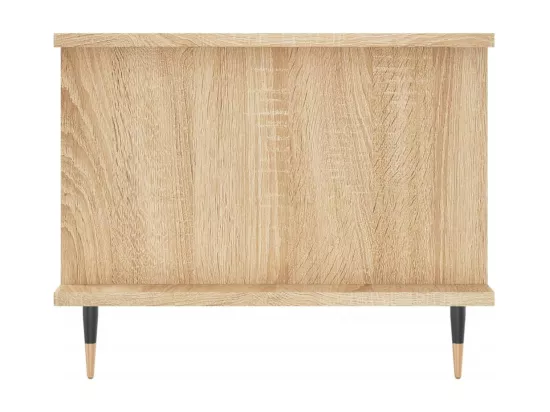 Table basse chêne sonoma 90x50x40 cm bois d'ingénierie