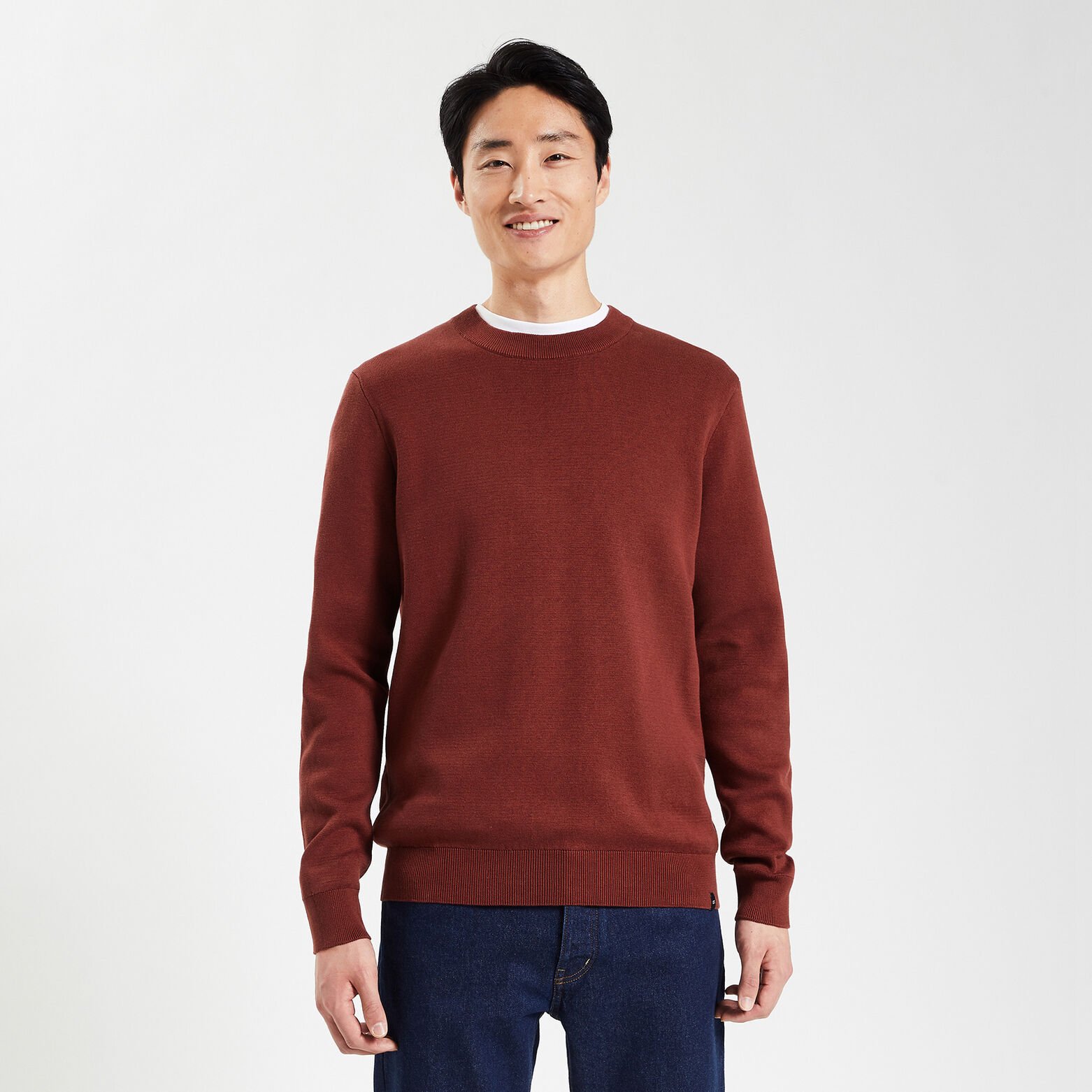 Pull uni 'le parfait by JULES' Bordeaux