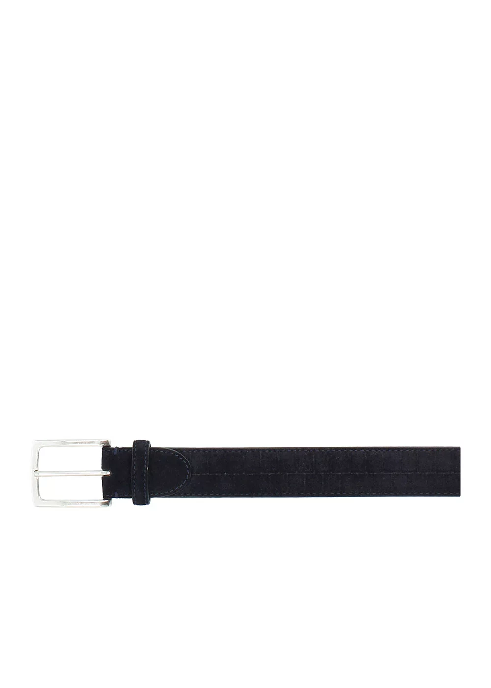 CEINTURE IGOR CUIR VELOURS CROCO
