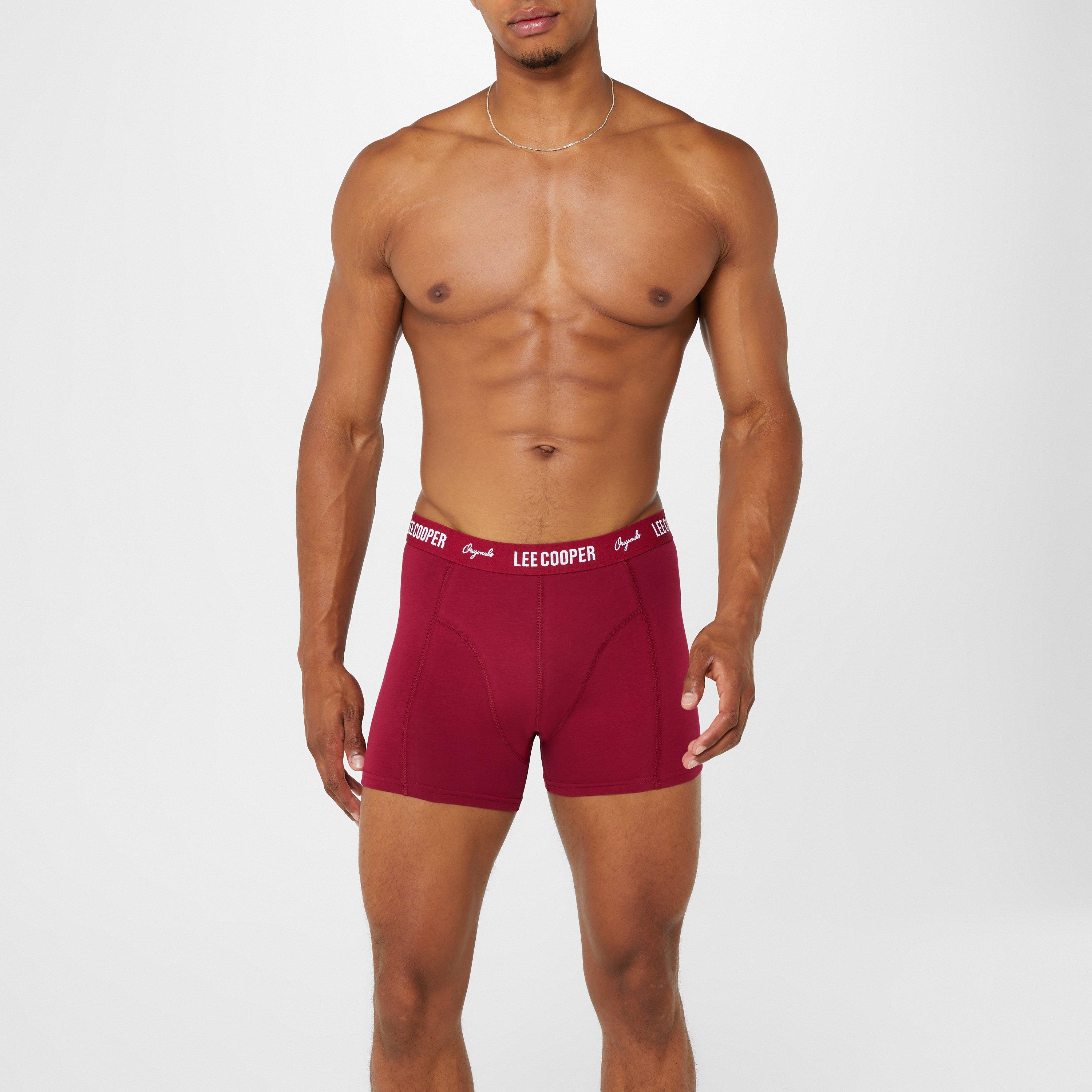 Lee Cooper Essential Mens Boxer Trunk 5-Pack