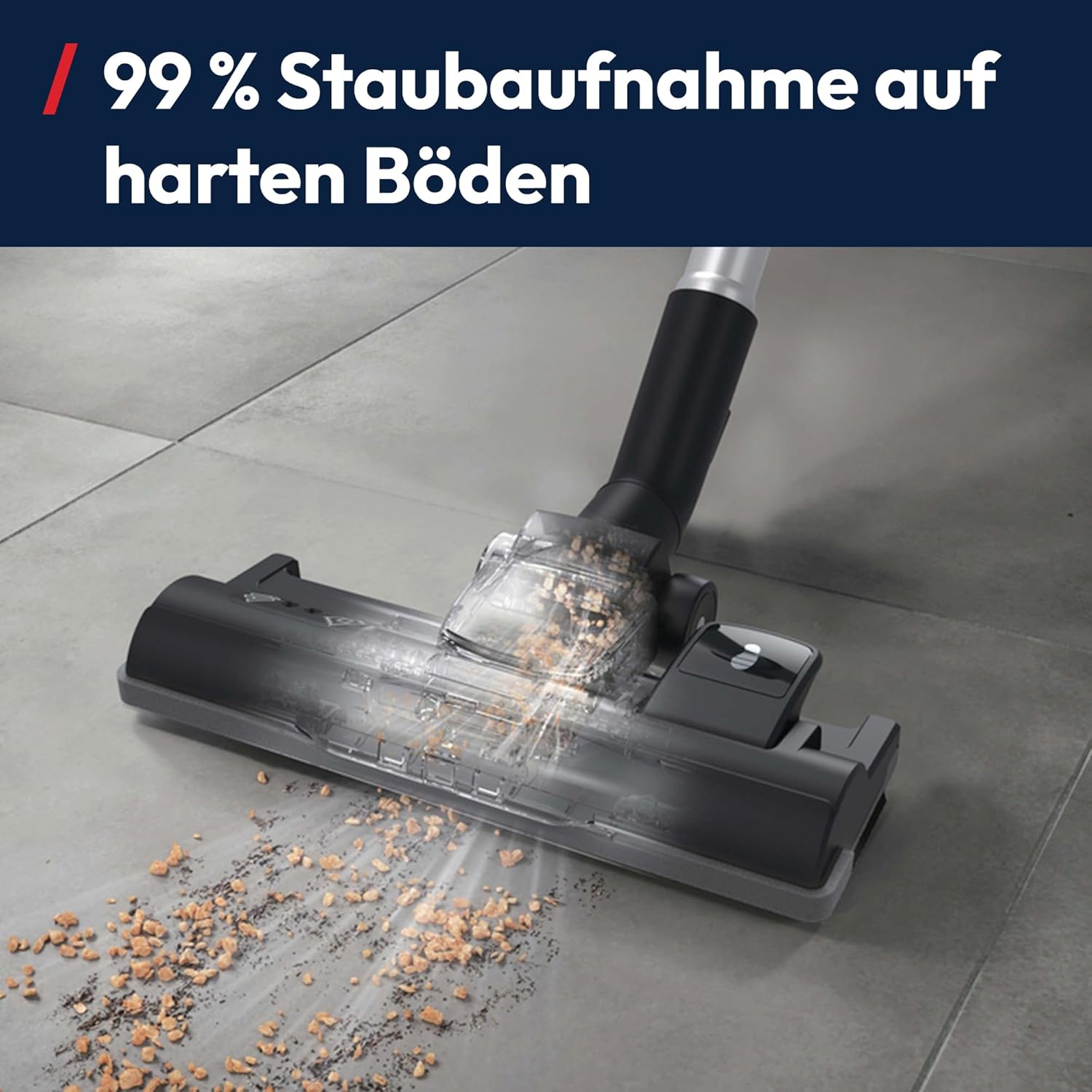 Hoover HP2 leistungsstarker Bodenstaubsauger ohne Beutel für Hartböden & Teppiche, leicht & kompakt, EPA-Staubfilter, 2,5 L Staubbehälter, integriertes Zubehör, 850 W, 10 m Arbeitsradius [HP2Z10A]