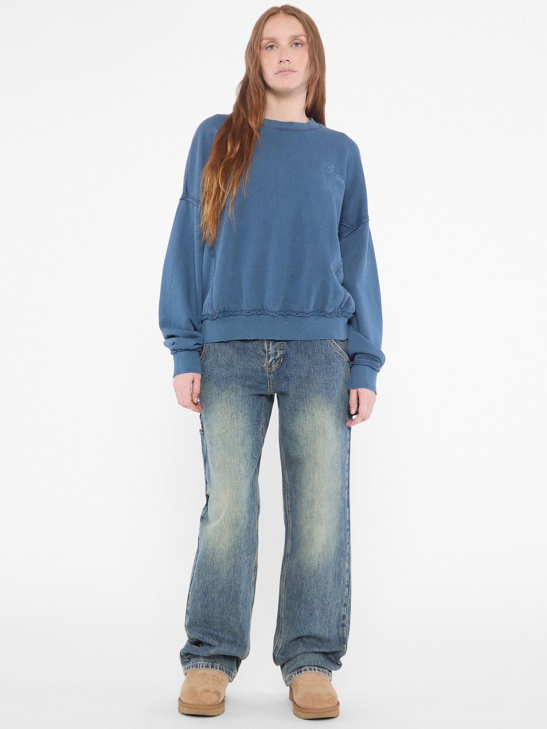 Suéter com efeito desgastado da GUESS Originals