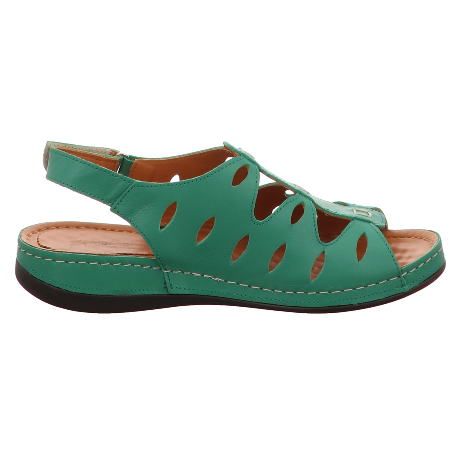 elbandi Sandalette dunkelgrün grün