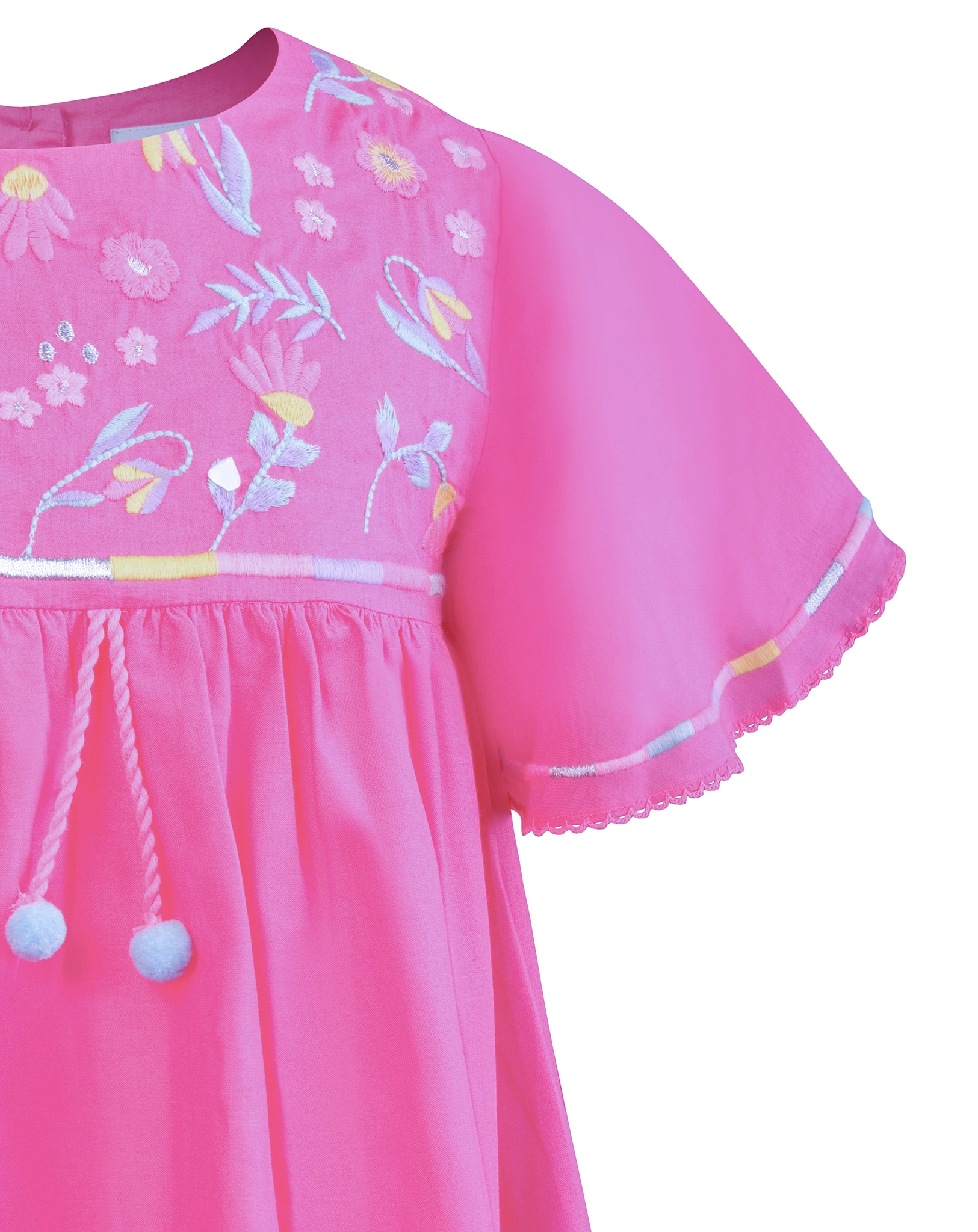 Kurzarmkleid WILD FLOWERS in pink