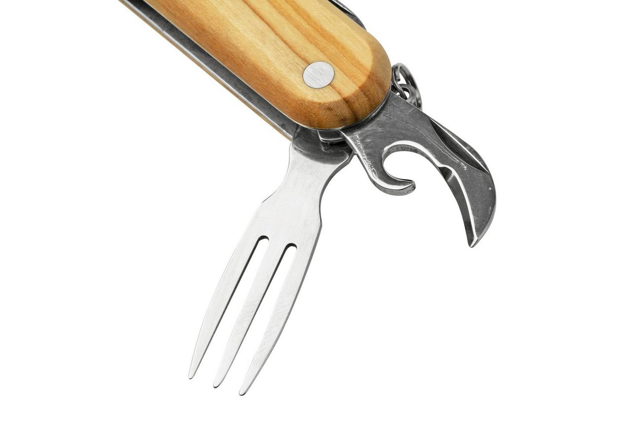 Mercury Multi-Tool Knife 913-6LC Olive Wood, 6 functies, zakmes
