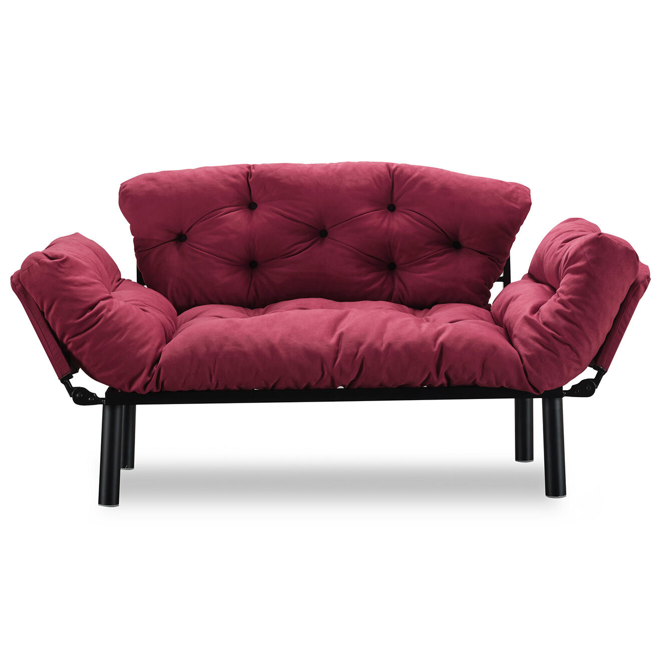 Atelier del Sofa Canapé 2 places convertible Nitta vin - 155x85x73 cm