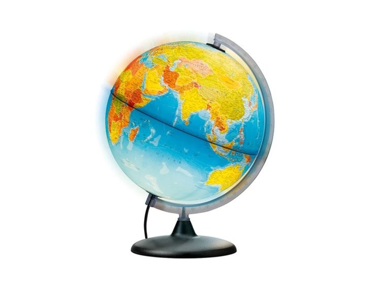 Verlichte wereldbol