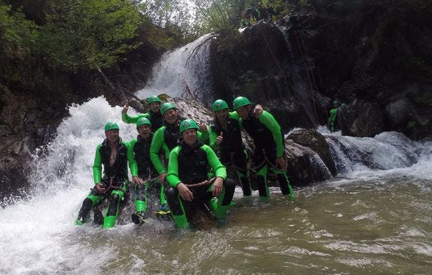 Canyoning und Rafting Package in Haiming als Geschenkidee