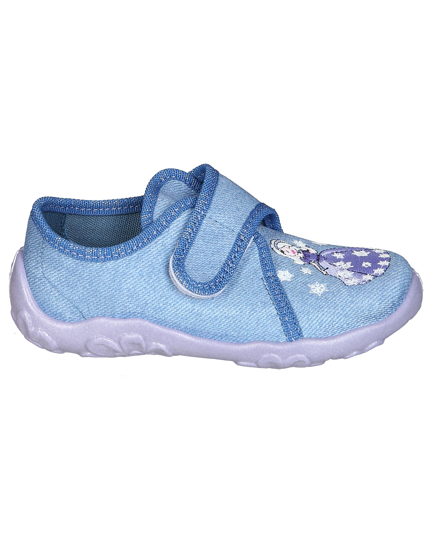 Klett-Hausschuhe BONNY - SCHNEEPRINZESSIN in blau