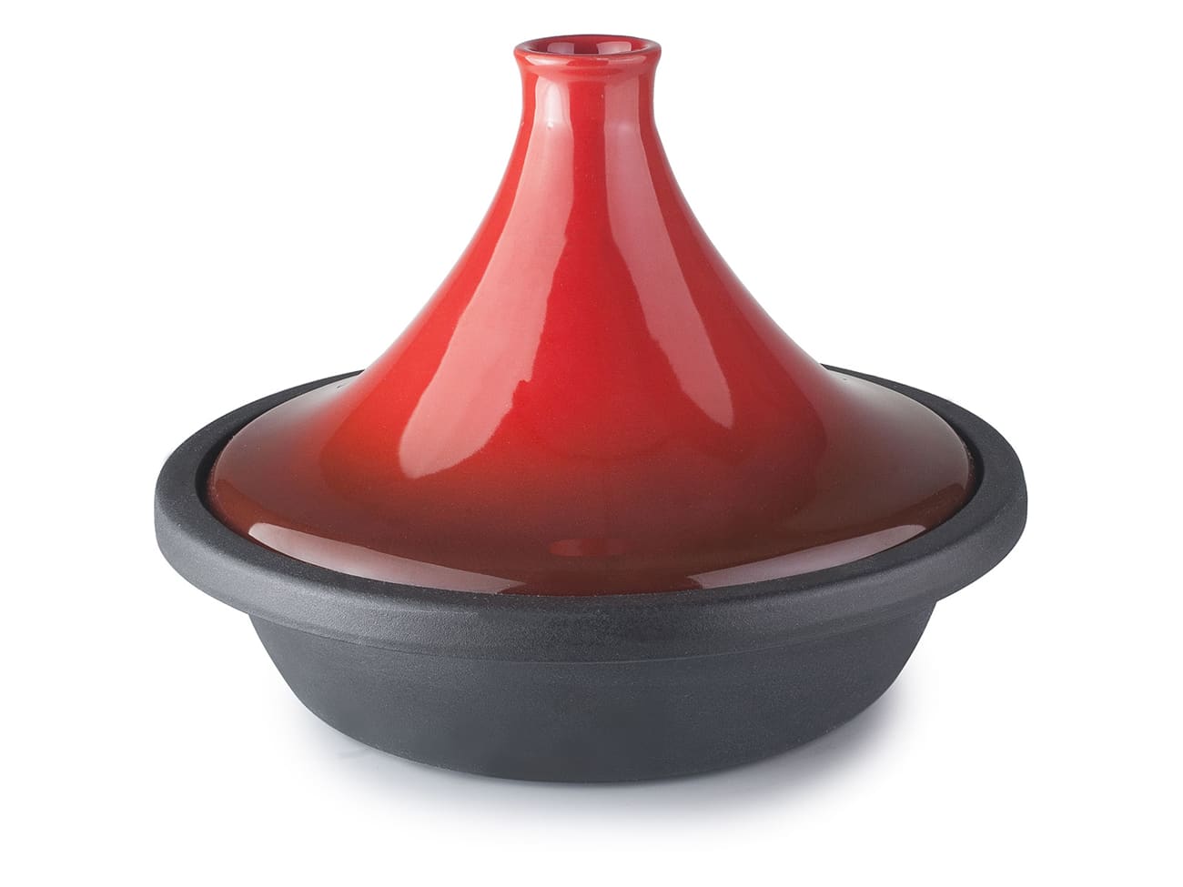 Plat à tajine Ø 27 cm - Fonte et terre cuite - tous feux dont induction - Ibili