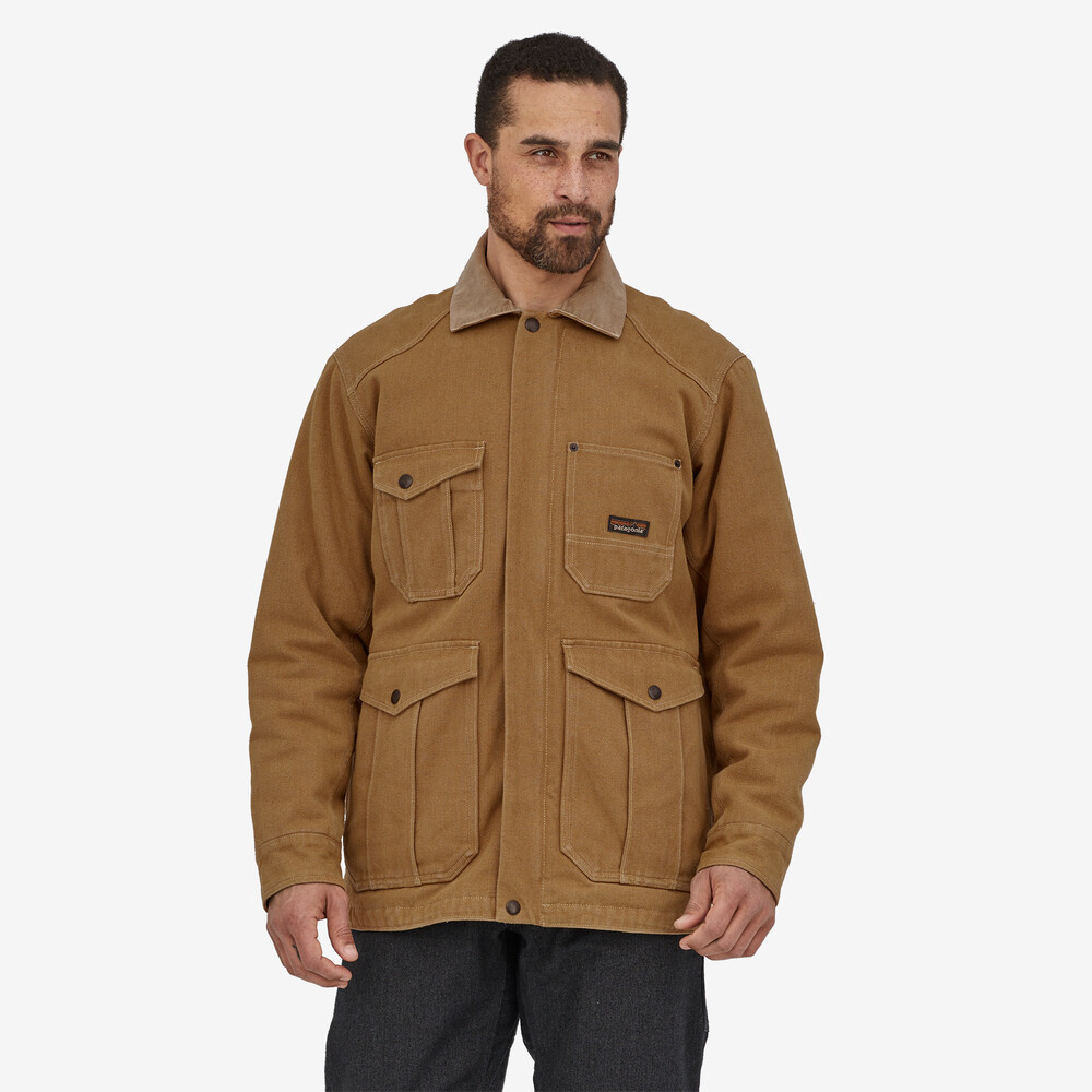 Herren-Scheunenmantel aus Hanf-Canvas von Iron Forge