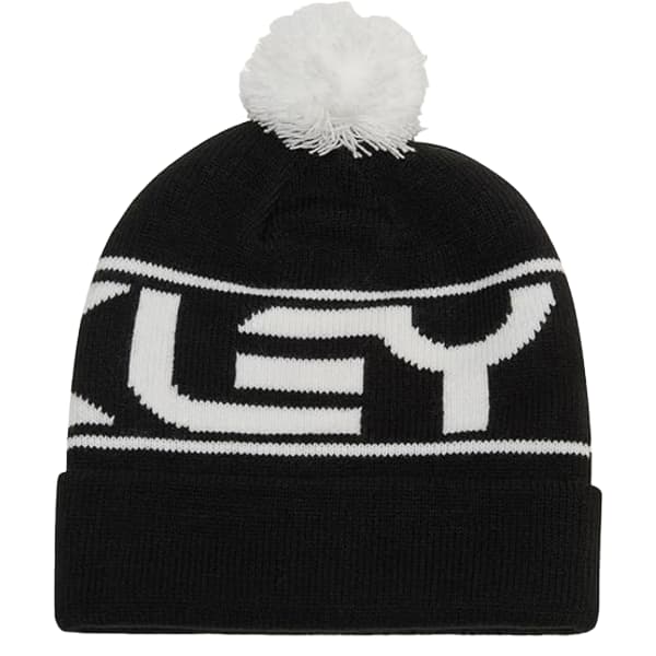 Bonnet ski OAKLEY FACTORY CUFF BEANIE BLACK/WHITE LOGO