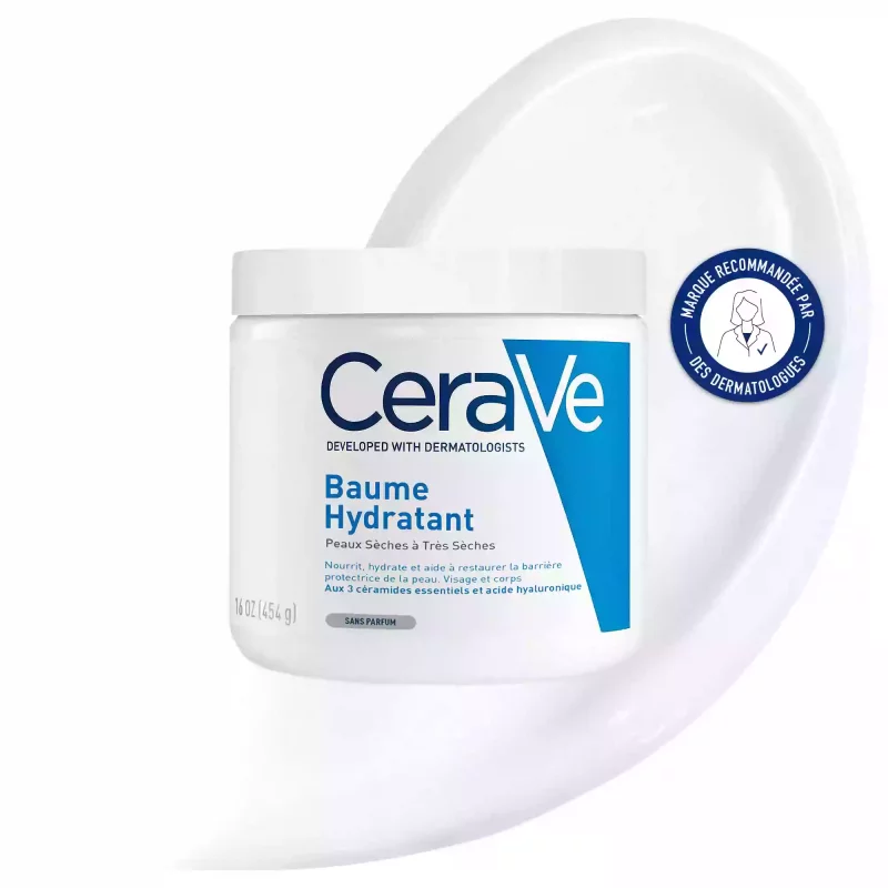 Baume Hydratant Visage et Corps pour les Peaux Sèches à Très Sèches - 454ml