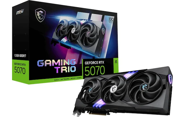 MSI Grafikkarte »GeForce RTX 5070 Gaming Trio OC 12 GB« 12 GB