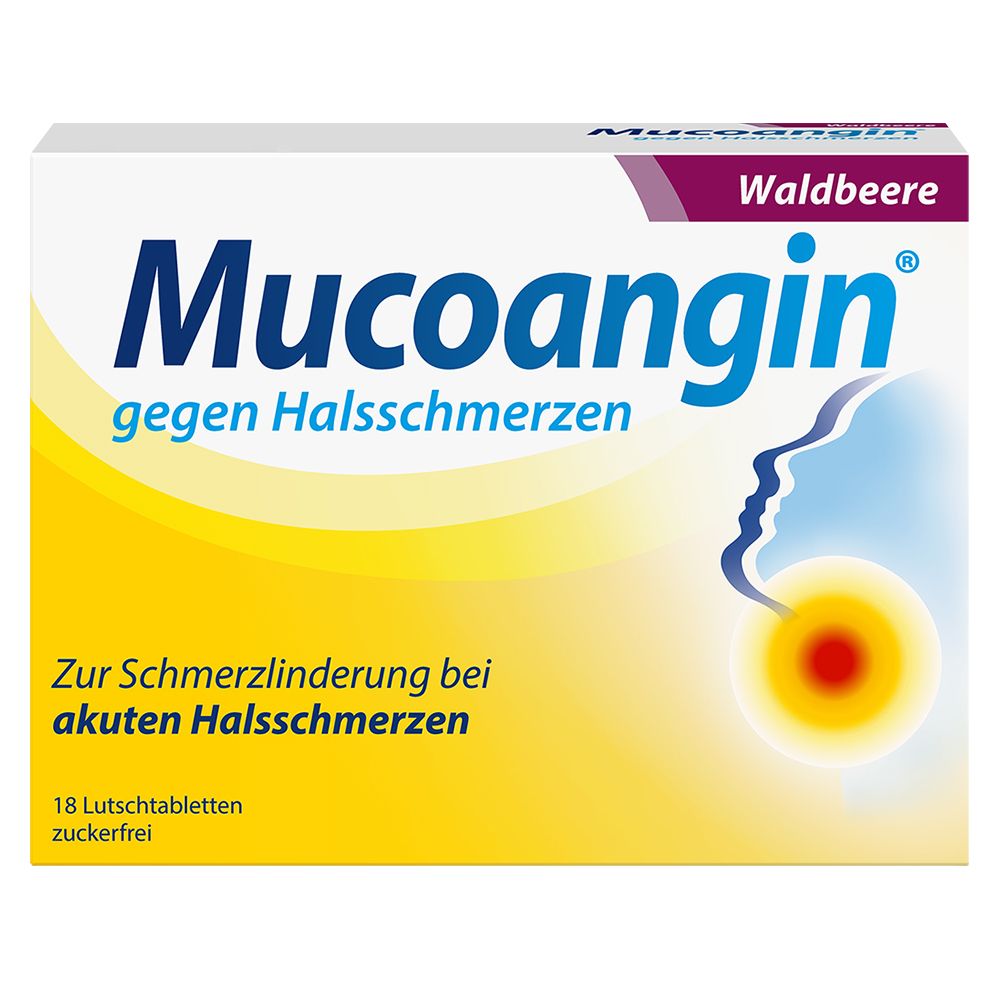 Mucoangin® Waldbeere 20 mg Halsschmerzen Lutschtabletten