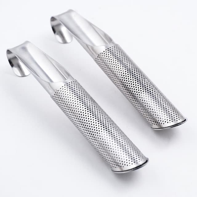 Long Pipe Tea Infuser te-si 2-pak Sølv
