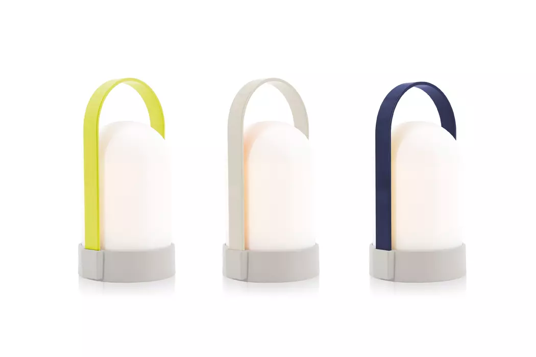 LED-Akkutischleuchte Uri Piccolos 3er Set