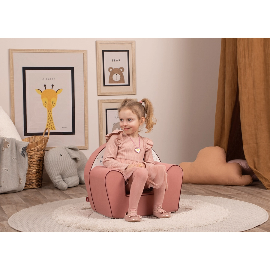 knorr toys® Kindersessel - Löwe Leo rose