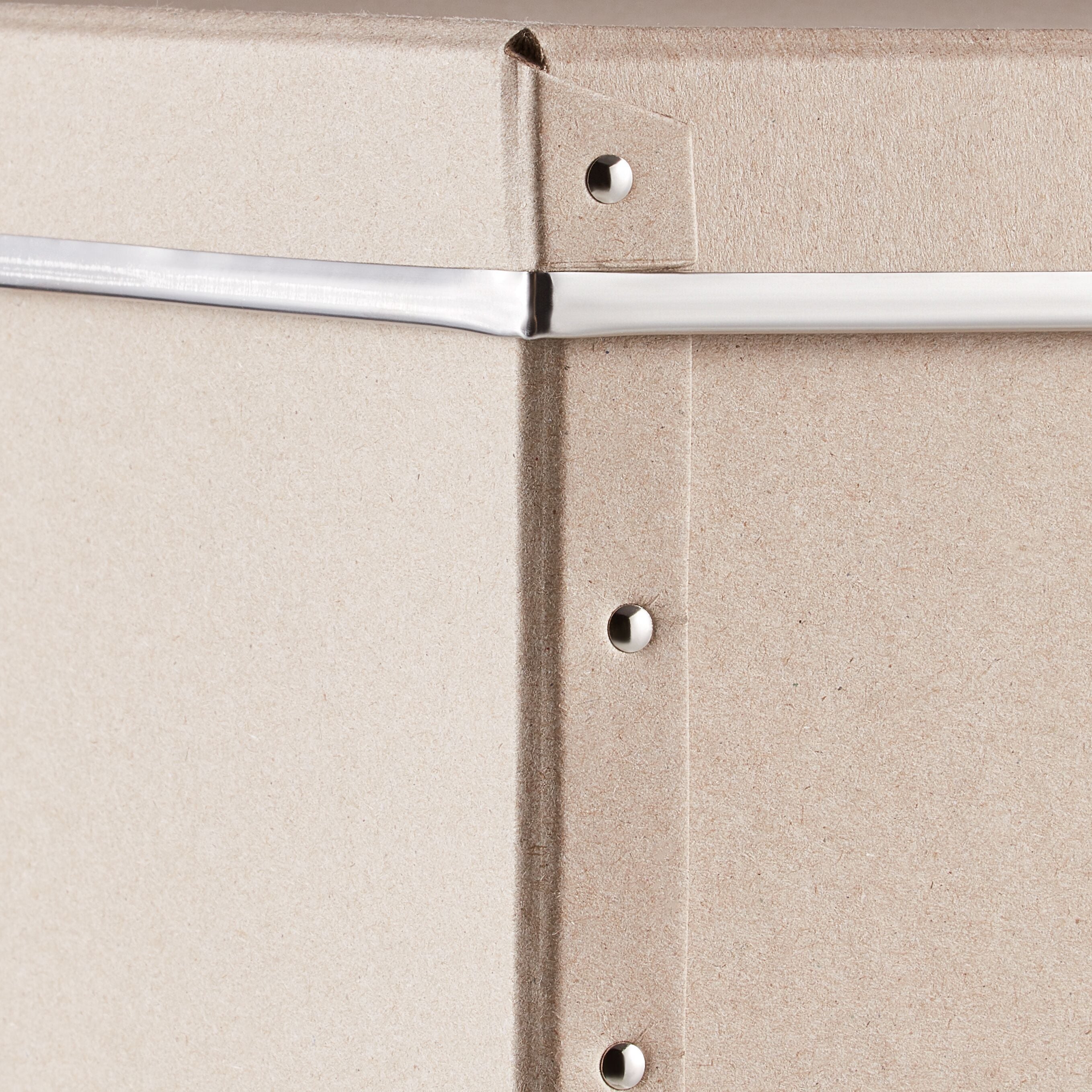 BIGSO Aufbewahrungsbox - Natur / B: 37.0 cm x T: 37.0 cm x H: 24.5 cm