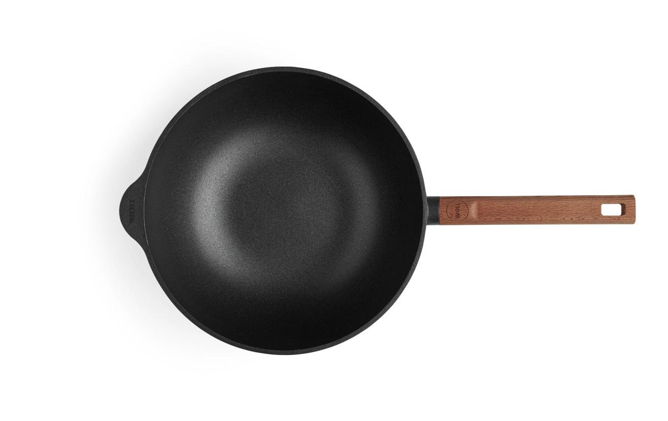 Wok Eco Logic QXR 28 cm, ohne abnehmbarem Griff<br>Guss-Wok