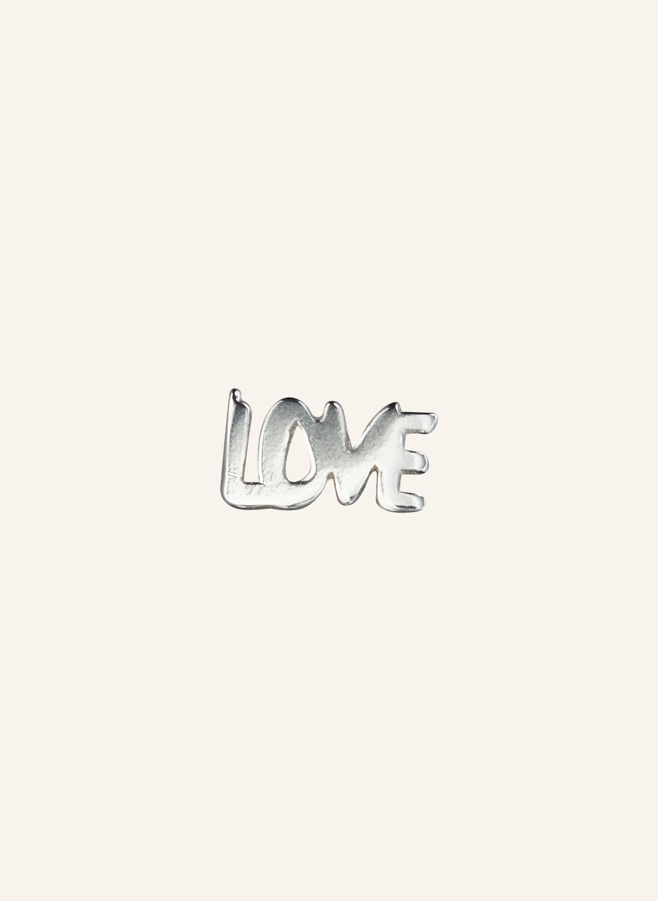 LULU Copenhagen Ohrstecker WORD LOVE aus 925er Sterlingsilber