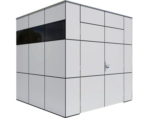 Tuinhuis Bertilo Design HPL 1 230 x 236 cm grijs-antraciet