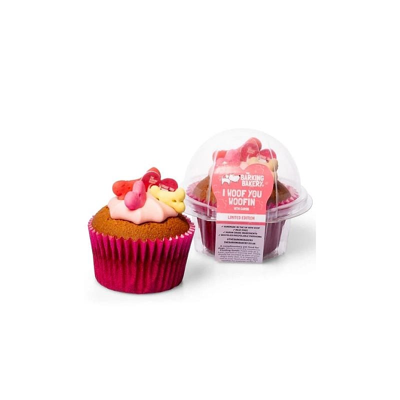 The Barking Bakery 'I Woof You...Woofin' Valentijn Muffin 1 stuks Hond | 20302