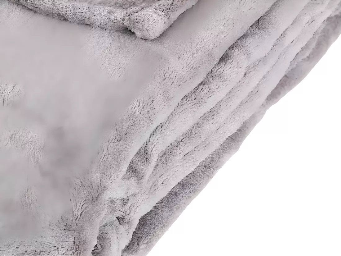 Plaid Microfibre Gris 125 x 150 cm