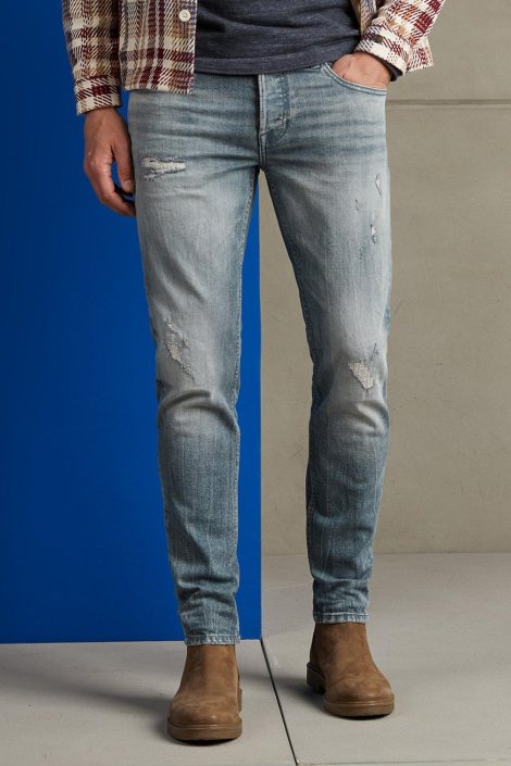 Cast Iron blauwe heren jeans
