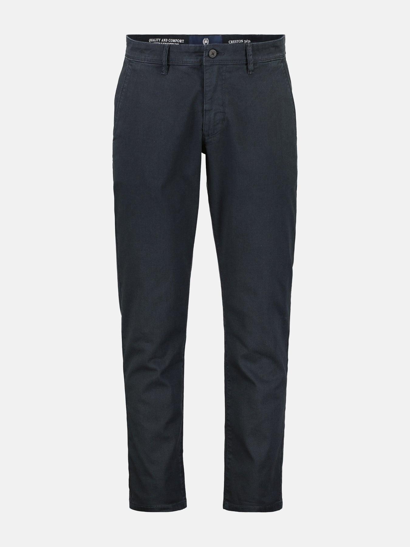 Chino mit Microstruktur, SLIM FIT