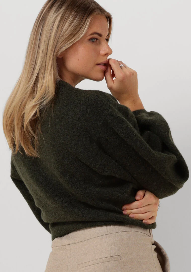 MSCH COPENHAGEN groene msch copenhagen trui mschlillian hope balloon pullover