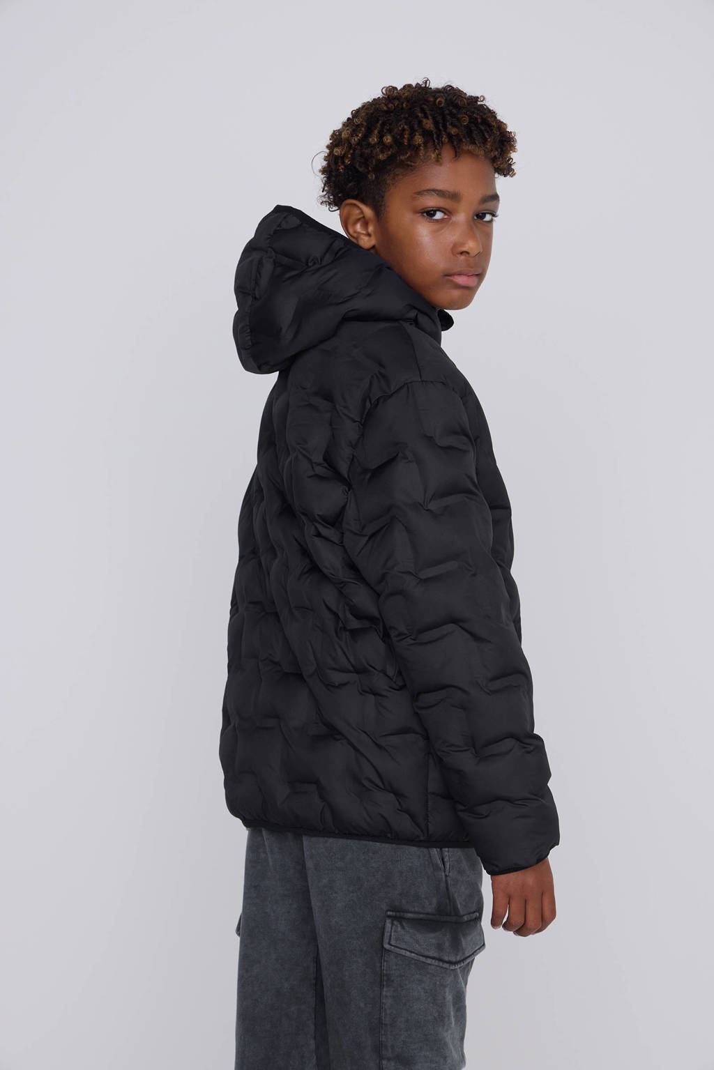 Coolcat Puffer Winterjas Jude met 3D Relief
