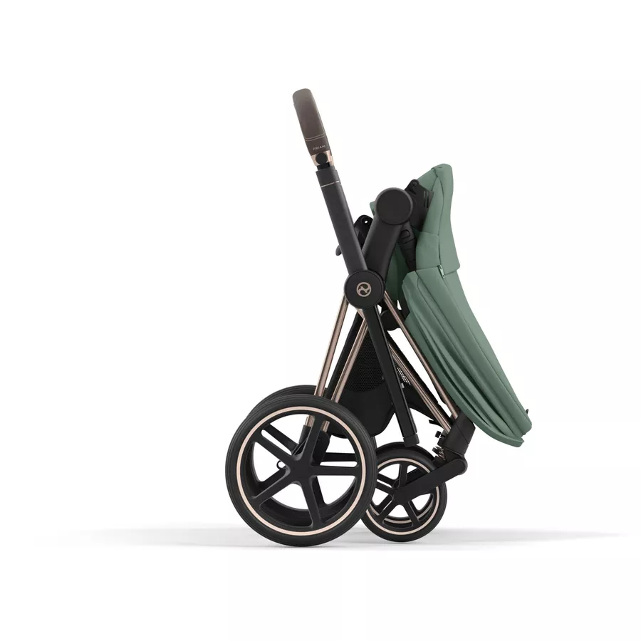 cybex PLATINUM Kombikinderwagen New Priam Priam Rosegold Leaf Green