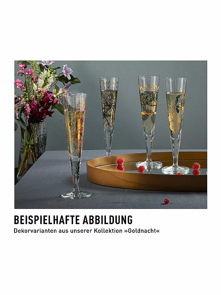 RITZENHOFF Champagnerglas Goldnacht Champus #32 Maggie Enterrios 2023 gold