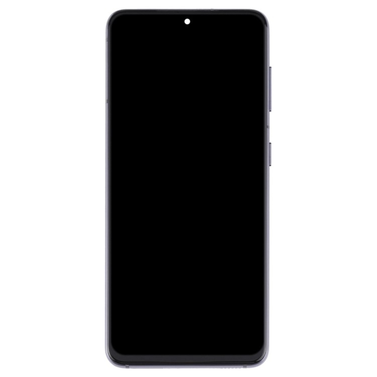 (OEM) Samsung Galaxy S21 5G Ersatzdisplay AMOLED Touchscreen Digitizer mit Rahmen Bildschirm Reparatur – Schwarz