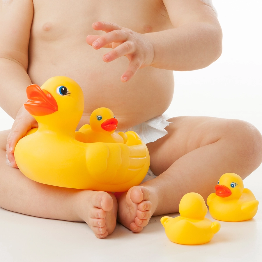 playgro Badeenten Familie 4 tlg. wasserdicht, schmutzfrei
