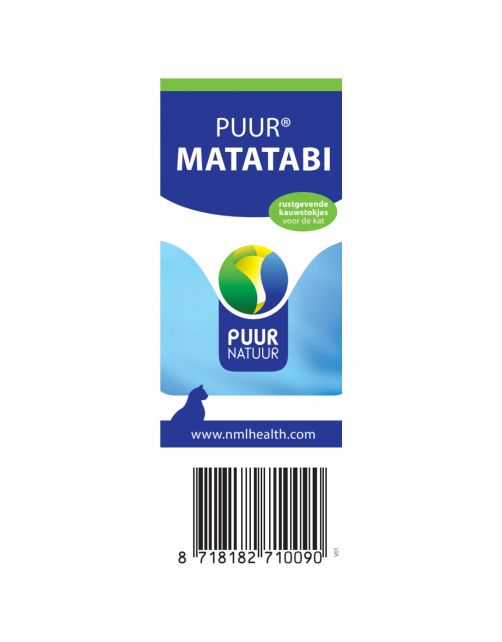 Puur Natuur Matatabi Relax Kauwstokjes - Anti stressmiddel - 2 stuks