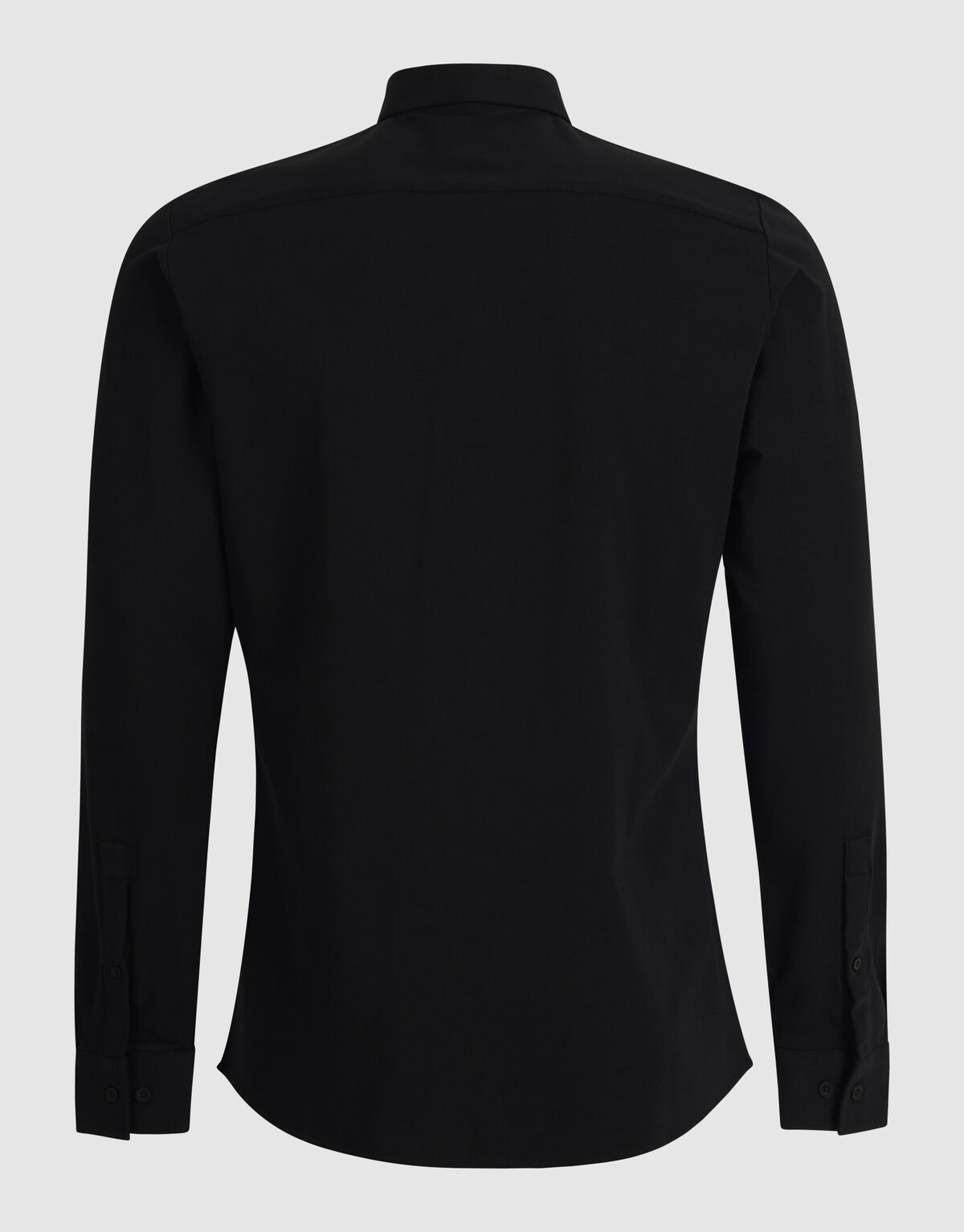 Jersey Overhemd Zwart